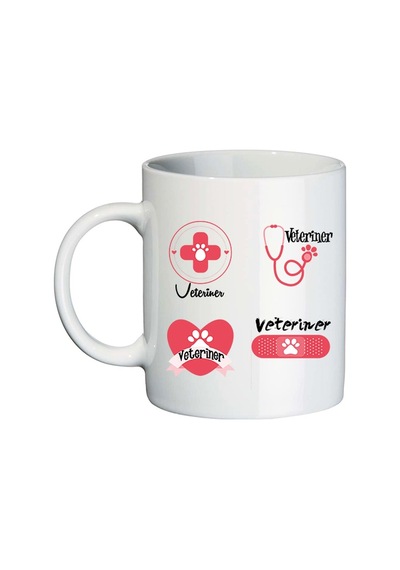 Bayan Veterinere Hediye Isimli Kupa Bardak