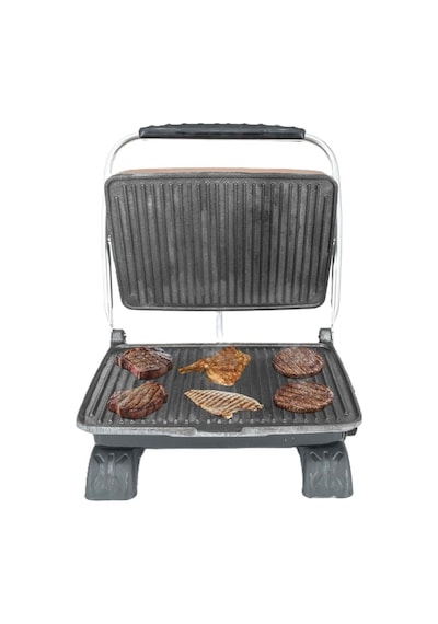 Dökümix Demir Döküm Rose Gold 1800 Watt 4-6 Dilim Ev-sanayi-büfe Tipi Tost Makinası Ve Izgara