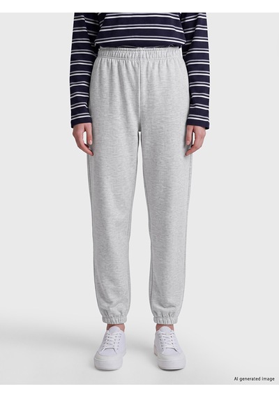 LC Waikiki Lc Waıkıkı Gri Beli Lastikli Kadın Jogger Eşofman Altı