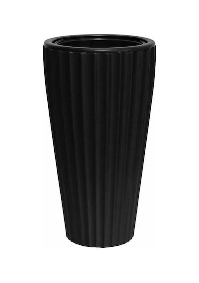 Omnipazar So-lvt1 Lilyum Vazo Saksı Takımı İç Kovalı 54 Litre No:1 Siyah