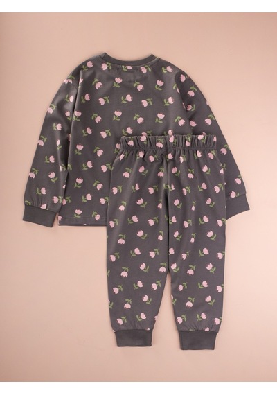 Cigit Desenli Pijama Takımı 2-8 Yaş Füme