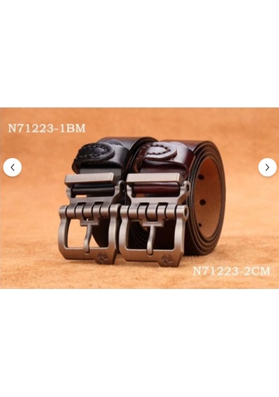 Derikon Kemer Hakiki Italyan Deri Premium Orijinal Siyah - Gümüş