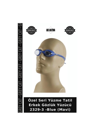 Özel Seri Yüzme Tatil Erkek Gözlük Yüzücü 2329-3 -blue Mavi
