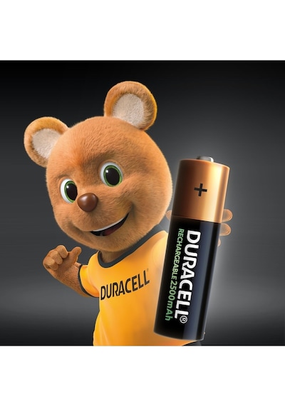 Duracell Şarj Edilebilir AA 2500 maH Pil 2'li Paket x 2 (4 Adet) - 50003941079772