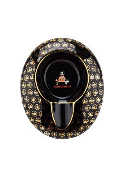 Montecristo Tekli Oval Seramik Puro Küllüğü Siyah