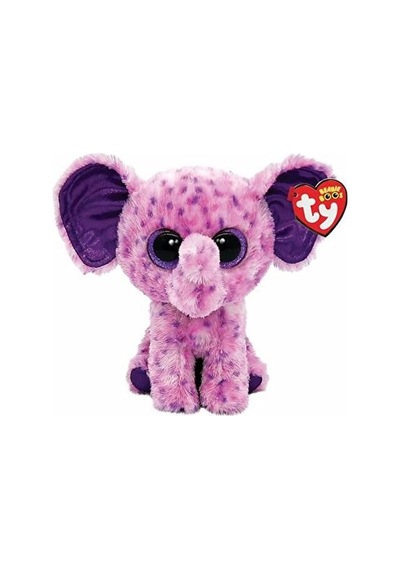 Ty Beanie Boos Peluş Fil Eva 15 Cm Mor