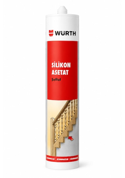 Würth Beyaz Silikon Asetat 310 Ml