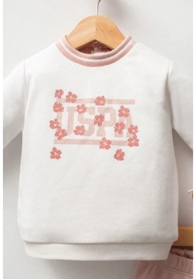 U.S. Polo Assn. U.s. Polo 2li Takım Beyaz Pembe
