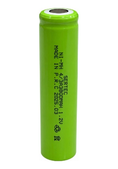 Sertec 4/3a 1.2v 3800mah Ni-mh Düz Kafa Şarjlı Pil