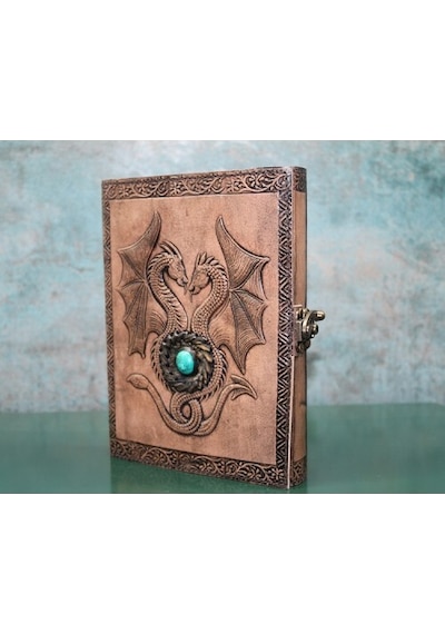 Taşlı Deri Defter Model 8