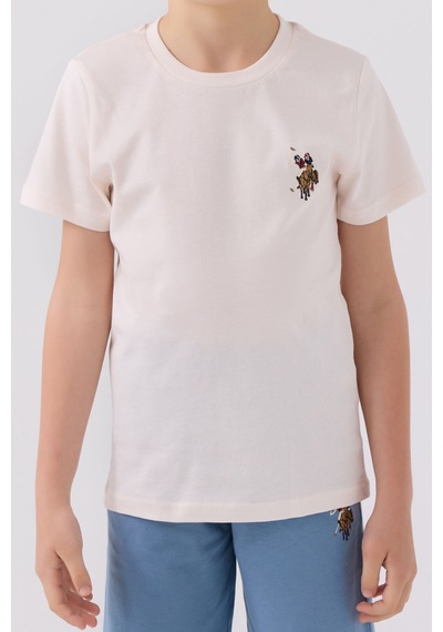 U.S. Polo Assn. U.s. Polo Assn Erkek Çocuk Beyaz Bermuda Takım Beyaz