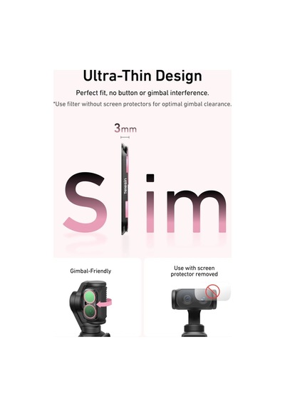 Telesin Insta360 Luna Ultra Uyumlu Filtre Seti Cpl+vnd2-32+ Black Diffusion