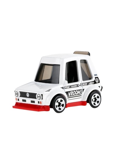Hot Wheels Tooned Volkswagen Golf Mk1 - Tooned Beyaz 1/64 Diecast Model Araba Çok Renkli