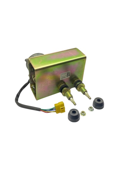 24V SİLECEK MOTORU MEKANİZMALI ÇİFT MİLLİ 70/70 (AÇIK) (BÜYÜK TİP)