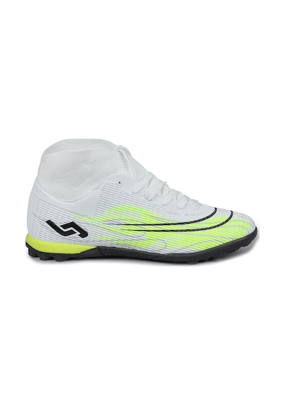 Jump 29677 Çoraplı Beyaz - Neon Yeşil Halı Saha Krampon Futbol Ayakkabısı