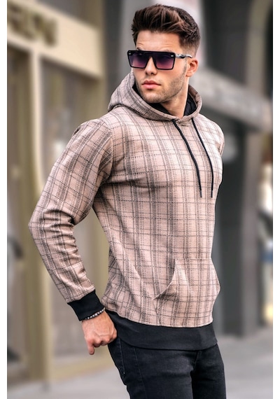 Madmext Madmext Camel Kapüşonlu Sweatshirt 5330-camel Camel