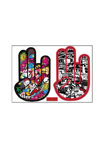 A5 Sticker 031 Tek Paket Çoklu Sticker Standart