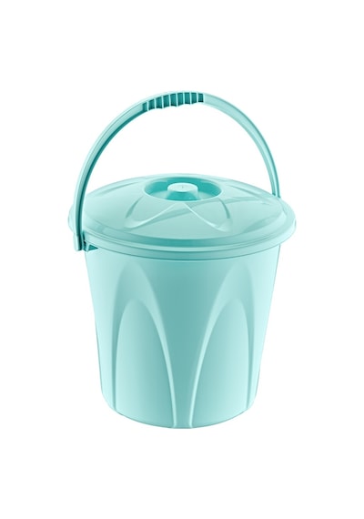 Akay Bee Home 3'No Plastik Saplı Su Kovası (10 L) Ak 186 Renkli