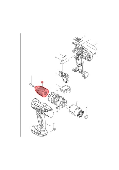 Makita BHP453 Anahtarsız Mandren 13 MM Ürün Kodu 766004-9