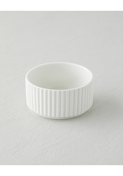 English Home Lunara Porselen Çerezlik 10 Cm Beyaz Beyaz