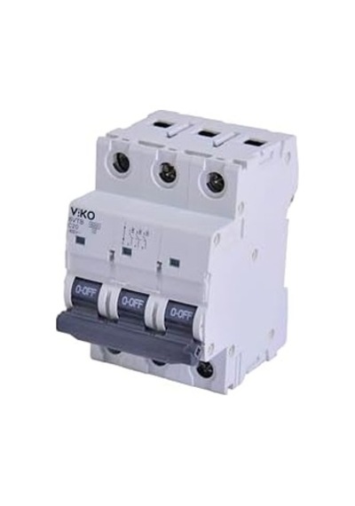 6vtb-3c20 Otomatik Sigorta 6ka C Tipi 3 Kutup 20a