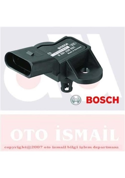 BOSCH 261230031 BASINÇ SENSÖRÜ GOLF V JETTA 1.6 BSE
