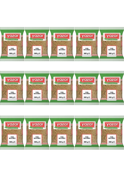 Yazar Yeşil Mercimek 15 x 900 G