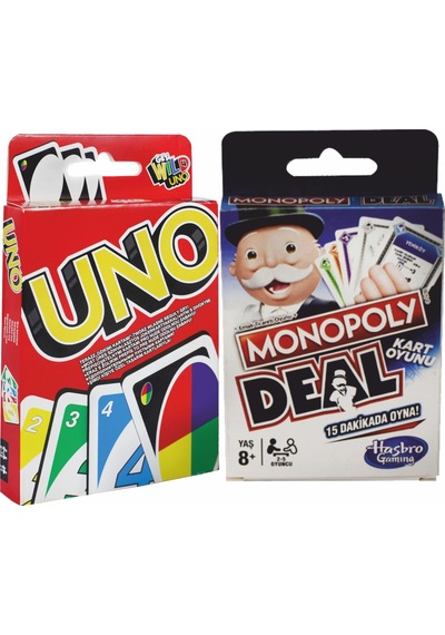 Uno Ve Monopoly '2Li Set