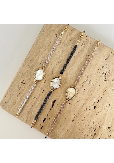 Savior Collection Solin Gold Beyaz Saat