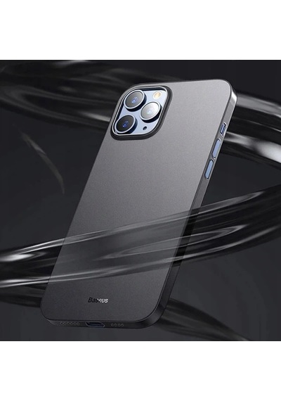 Hepsi Baseus Wing Case iPhone Uyumlu 12 6.1 Kılıf Ultra İnce Lux Mat Şeffaf Kılıf- 5775 Najmaddin