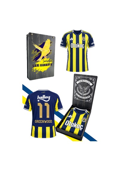 Fenerium Fenerbahçe Lisanslı Greenwood Forması Uv Kutu Sarı-lacıvert Uv