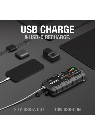 Tr Genius Gb40 12v 1000amp Ultrasafe Lityum Akü Takviye + Powerbank + Led Lamba