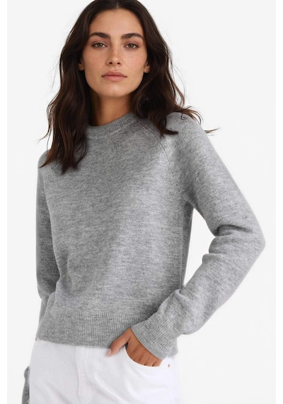 Defacto Regular Fit Bisiklet Yaka Basic Düz Soft Touch Yumuşak Triko Kazak D8678ax25wngr456 Gri-gr456