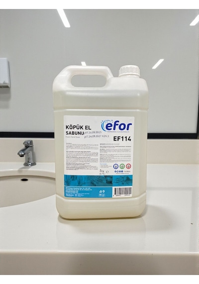 Köpük El Sabunu Kremli 5 Kg Şeffaf Kremli Premium Formül Dispenserlere Uygun
