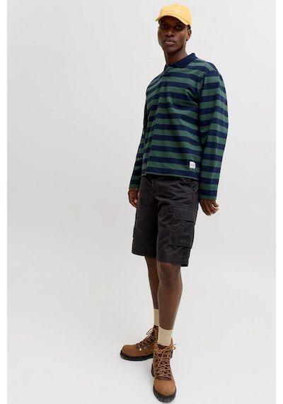 Jack & Jones Jpstcole Matty Erkek Kargo Şort Siyah