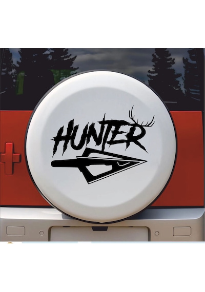 Hunter Avcı Sticker - Araba Oto Motosiklet Karavan Cam Sticker - 00267 60x45 Cm
