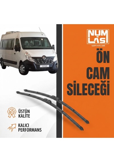 Renault Master 2015-2017 Ön Cam Silecek Takımı Numlas-a Kalite-nm0197
