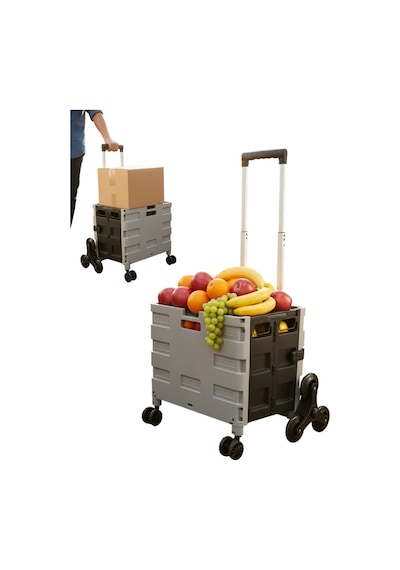 Moonshop 100kg Katlanır Portatif Fonksiyonlu Yük Taşıma Arabası