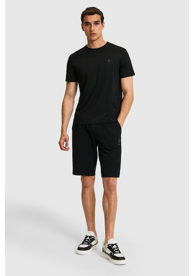 U.s. Polo Assn. Erkek Siyah Tişört Basic 50326953-vr046
