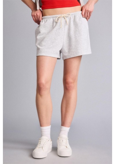 Defacto Standart Fıt Sweatshirt Kumaşı Şort G7956ax26hsgr256 Gri-gr256