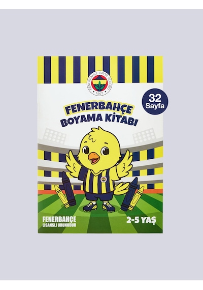 Fenerbahçe Minik Kanarya 2-5 Yaş Boyama Kitabı