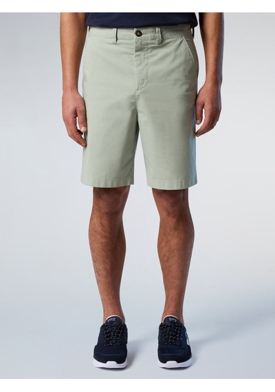North Sails Freedom Regular Fit Chino Erkek Şort-33434 Açık Yeşil