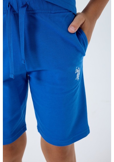 U.s. Polo Assn. Erkek Çocuk Mavi Bermuda Takım Us2433-c-v3 Mavi