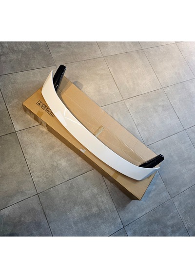 Civic Fe1 İçin Uyumlu Type-r Spoiler İnci Beyaz - Piano Black