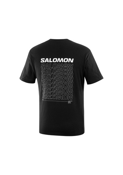 Salomon Dynamıc Logo Erkek Tişört Black Lc2211800 Siyah