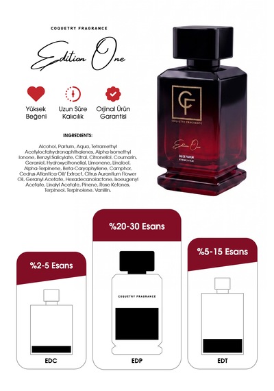 Coquetry Fragrance Edition One Edp 100ml Kadın Parfüm Çiçeksi - Turunçgil