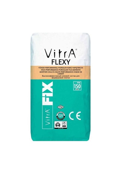 VitrA Fix Flexy Teknik Porselen Karo Yapıştırıcısı 25 kg F17403025
