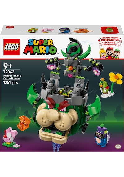 LEGO® Super Mario™ Prince Florian ve Castle Bowser 72042 - 9 Yaş ve Üzeri Çocuklar için Yaratıcı Oyuncak Yapım Seti (1251 Parça)