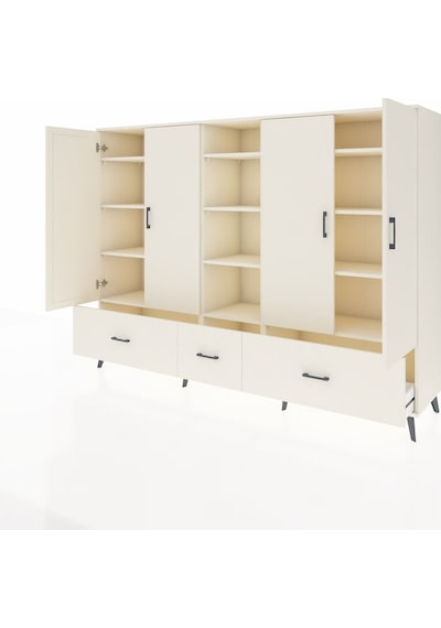 Hyperion Dolap 12 Raflı 3 Çekmeceli 4 Kapaklı 220x44x163 Aytaşı-a Aytaşı-aytaşı Hyperion Dolap 12 Raflı 3 Çekmeceli 4 Kapaklı 220x44x163 Aytaşı-a Aytaşı-aytaşı