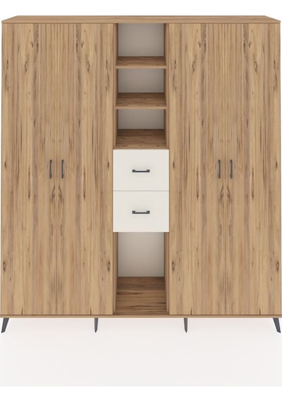 Hyperion Dolap 15 Raflı 2 Çekmeceli 4 Kapaklı 220x44x243 Çam-çam/aytaşı Atlas Çam/aytası Hyperion Dolap 15 Raflı 2 Çekmeceli 4 Kapaklı 220x44x243 Çam-çam/aytaşı Atlas Çam/aytası